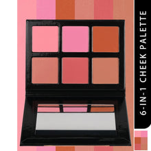 6 Shades lightweight Cheek Face Pallete