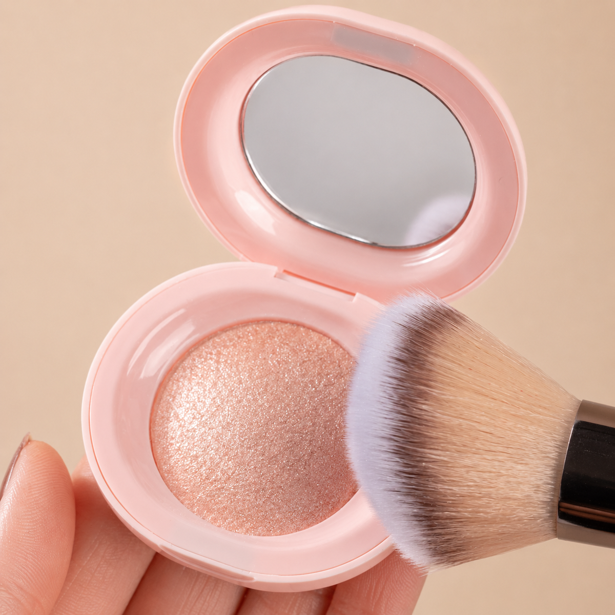 Glam Glow Silky Touch Diamond Glow Highlighter-Rose