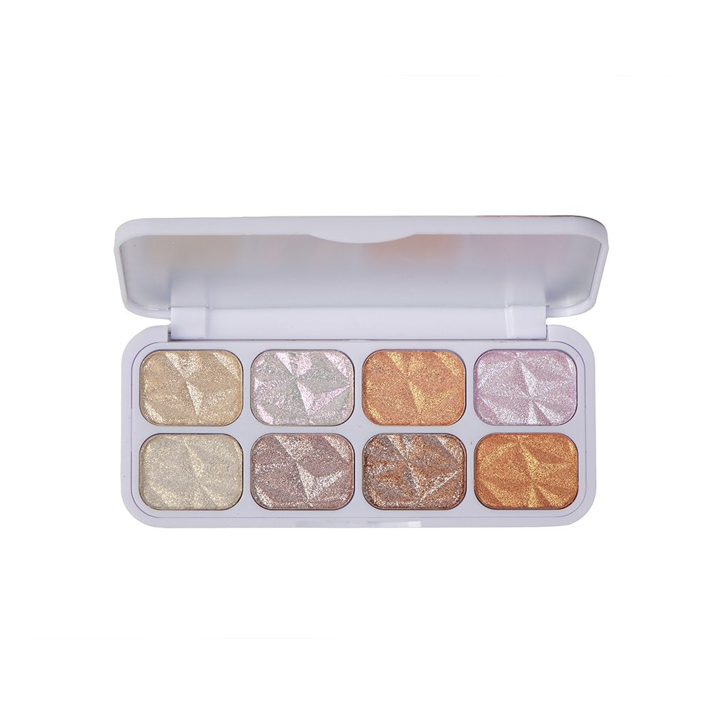 Glow Kit Highlighter Palette 8 Shades-Highly Pigmented