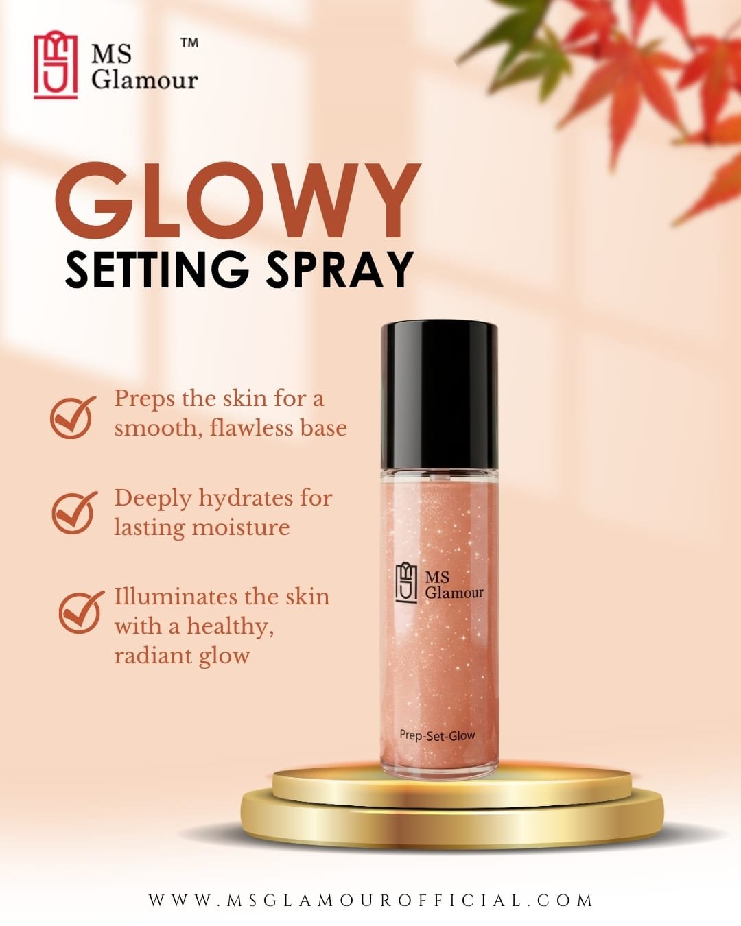 Prep-Set-Glow Hydrating Glowy Setting Spray