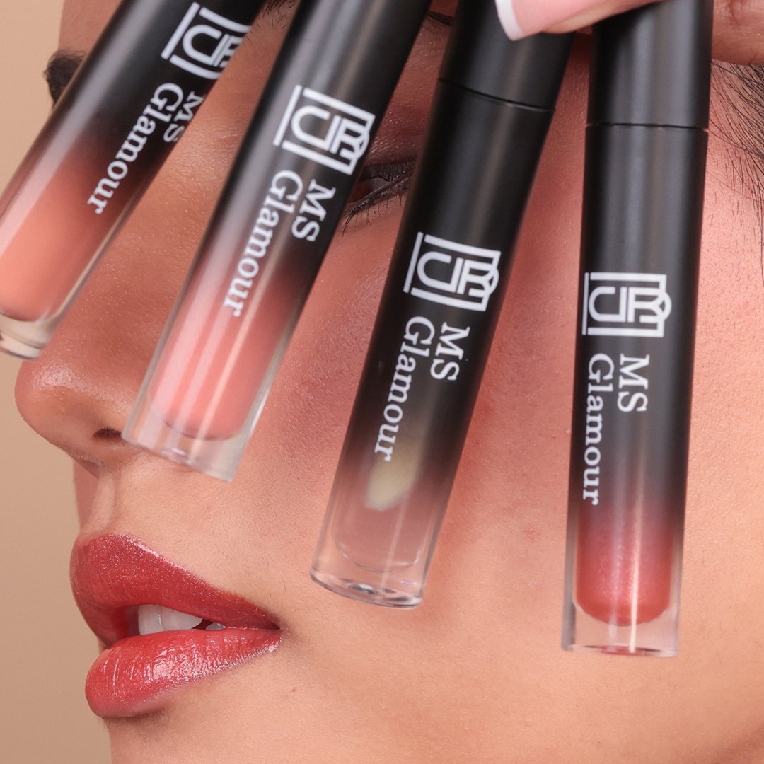 Lip Gloss with High Shine Glossy Finish for Fuller and Plump - Amrita