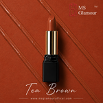 Ultra-Comfortable Velvet Matte Lipstick Smudge Proof - Tea Brown