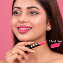 Ultra-Comfortable Velvet Matte Lipstick Smudge Proof - Vivid Pink