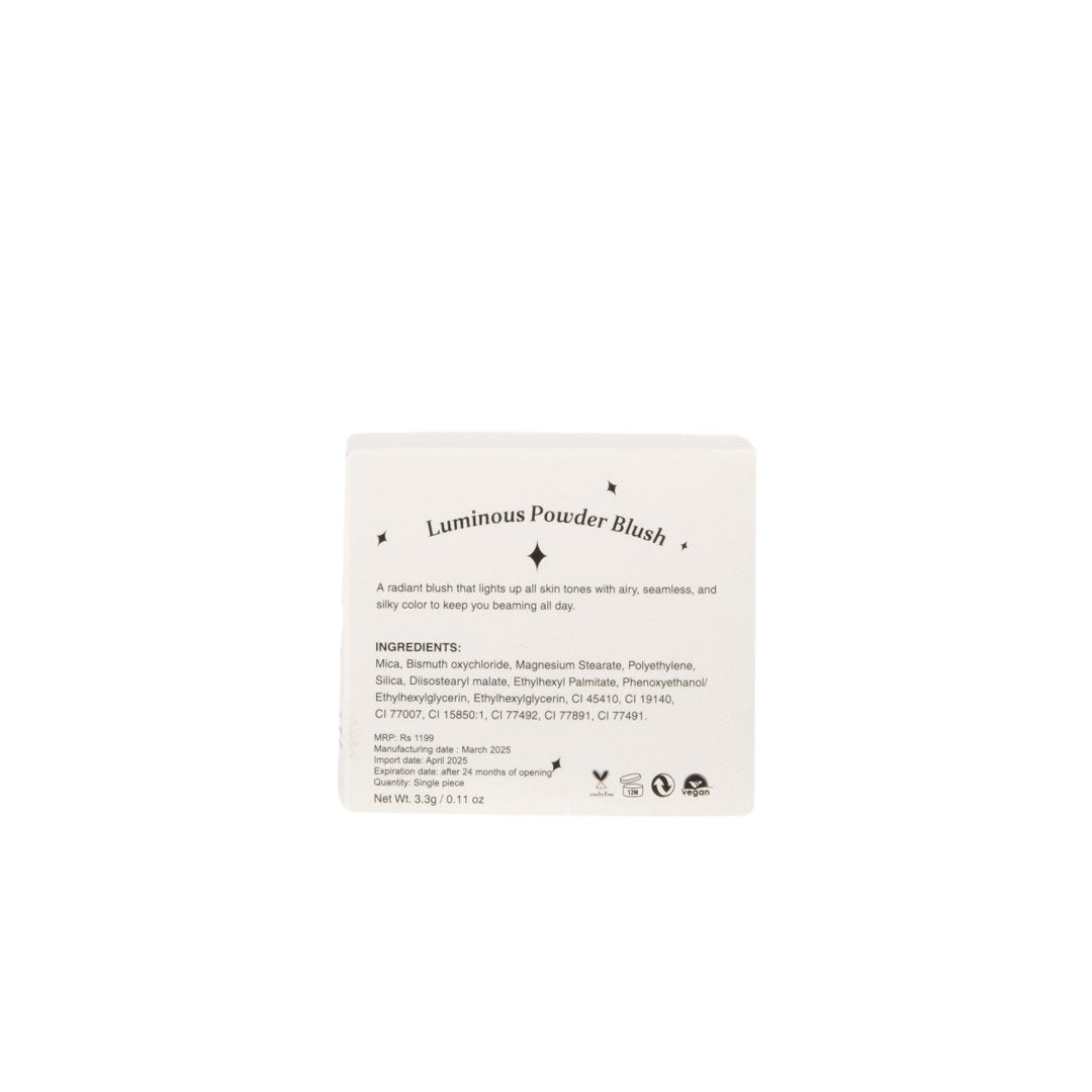 Glam Glow Silky Touch Luminous Powder Blush-MOOD