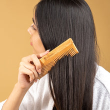 Dual Neem Bamboo Comb for Detangling