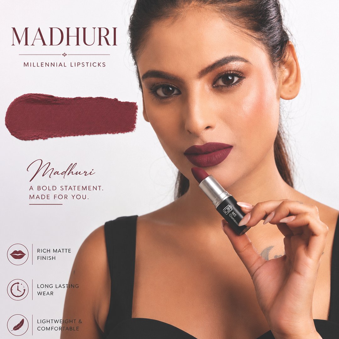 Millennials Edition Silky Matte Lipstick - Madhuri